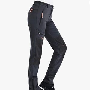 Postropaky // Grey Fleece Lined Waterproof Women's Outdoor Pants // Sz 6